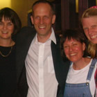 Gregg poses with the staff
