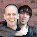 Gregg with his cousin Mike Lawless